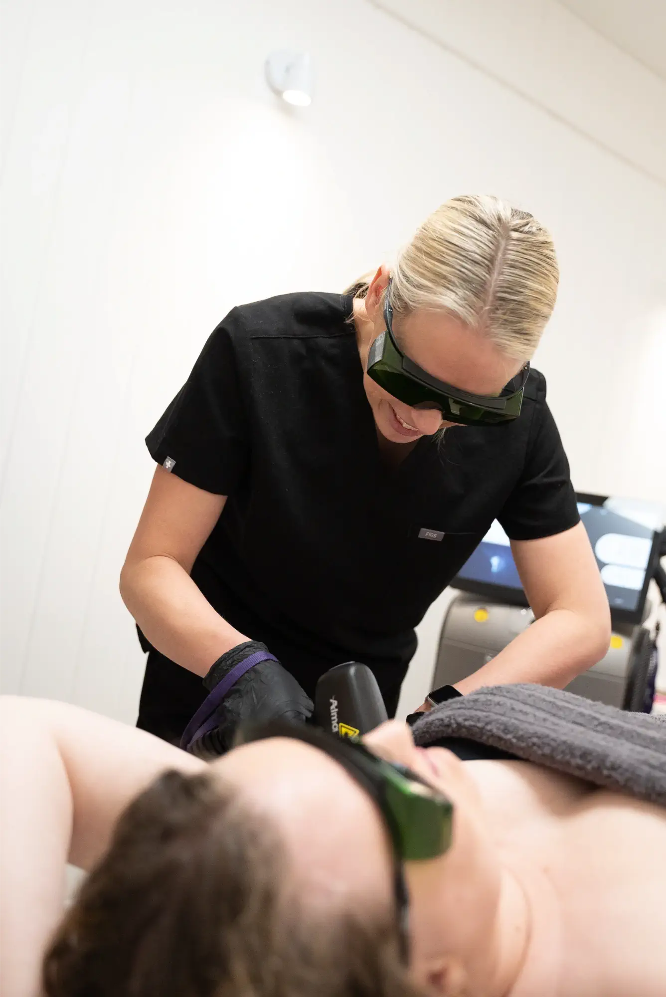 Laser hair removal treatment at The Laser Suite